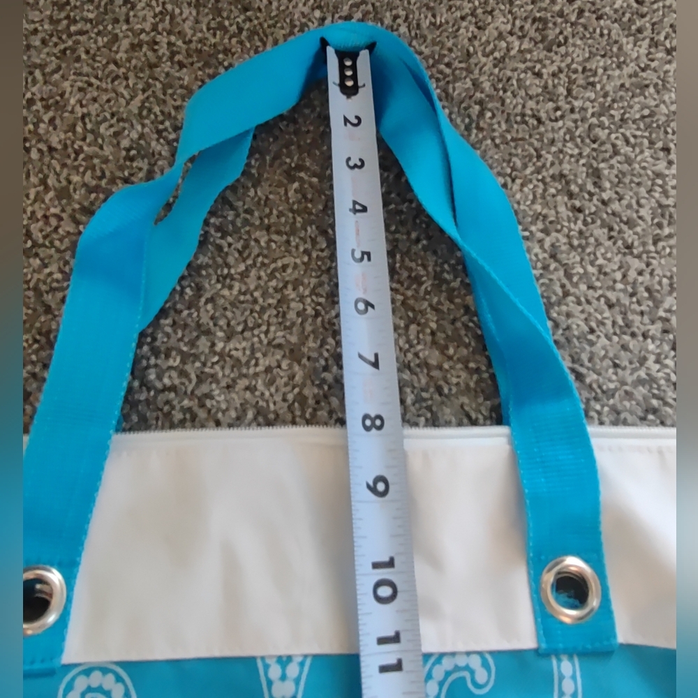 Tote Bag Blue & White - Picture 6 of 11